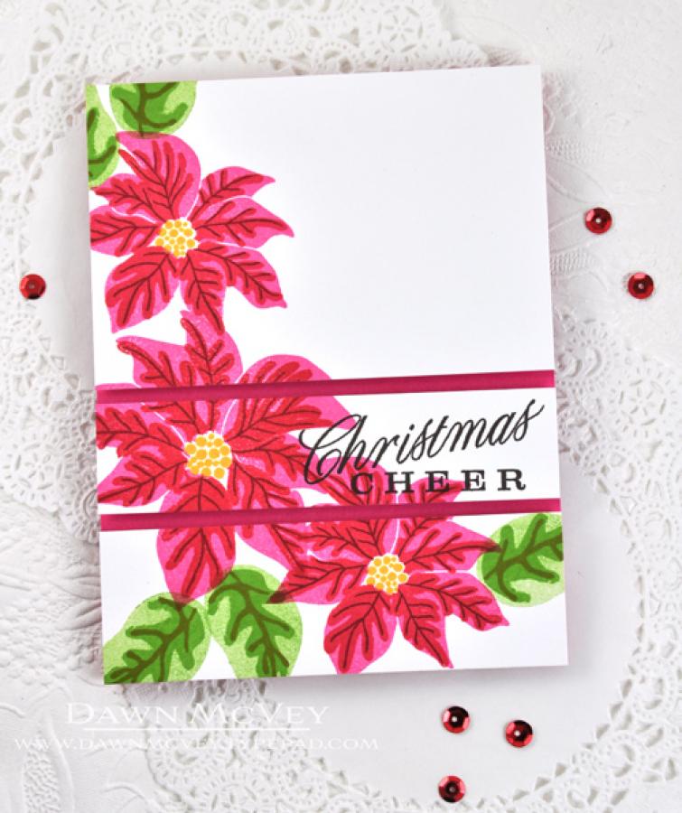 Papertrey Ink - Year of Flowers: Poinsettia (set of 2)