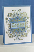 Papertrey Ink - Boutique Borders: Thanks Die
