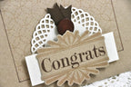 Papertrey Ink - Boutique Borders: Congrats Die