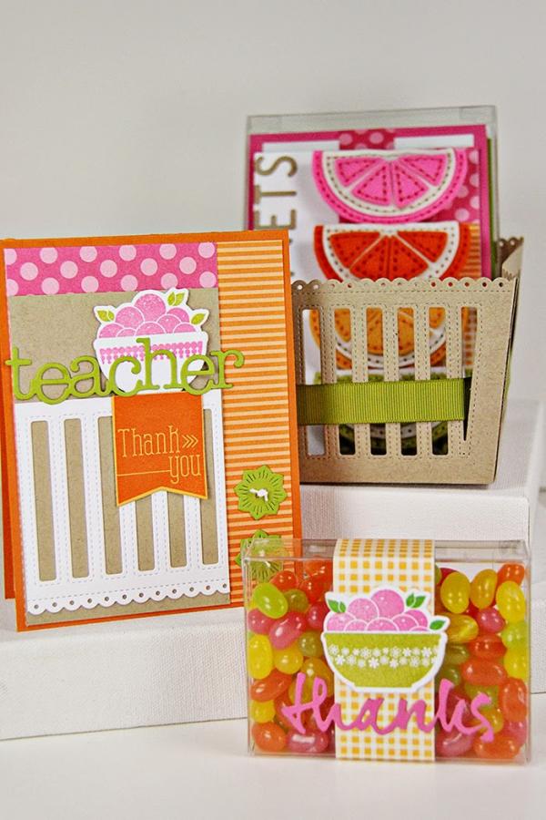 Papertrey Ink - Seasonal Stitching: Summer Fruit Die