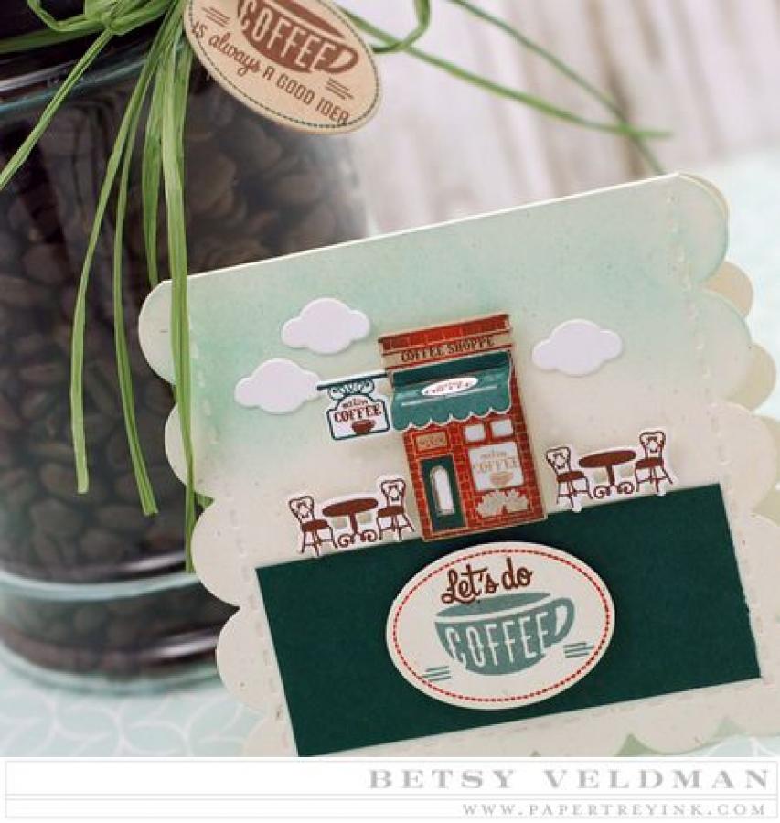 Papertrey Ink - Petite Places: Main Street Die