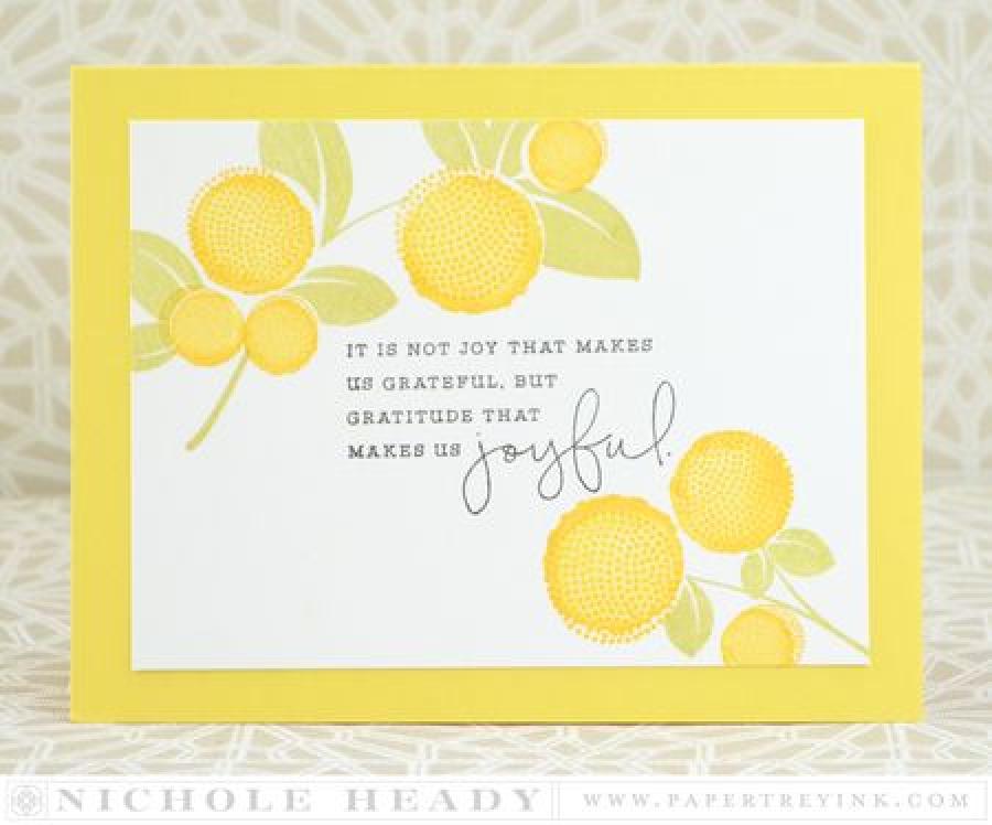 Papertrey Ink - Fall Florals Die