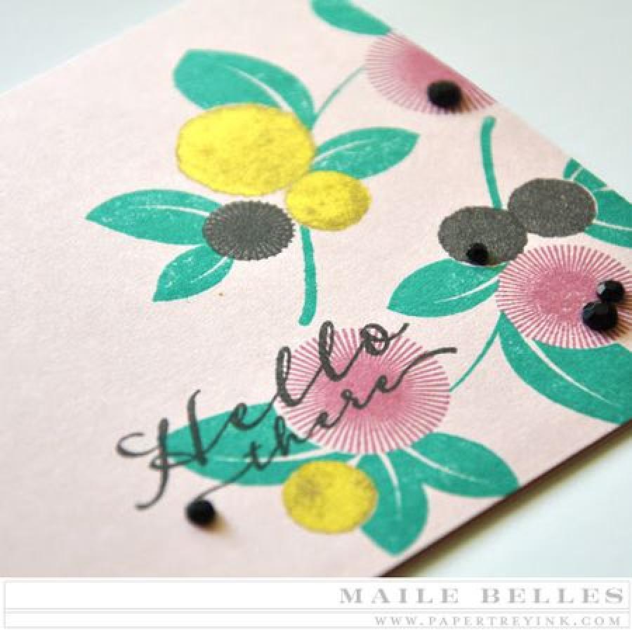 Papertrey Ink - Fall Florals Die
