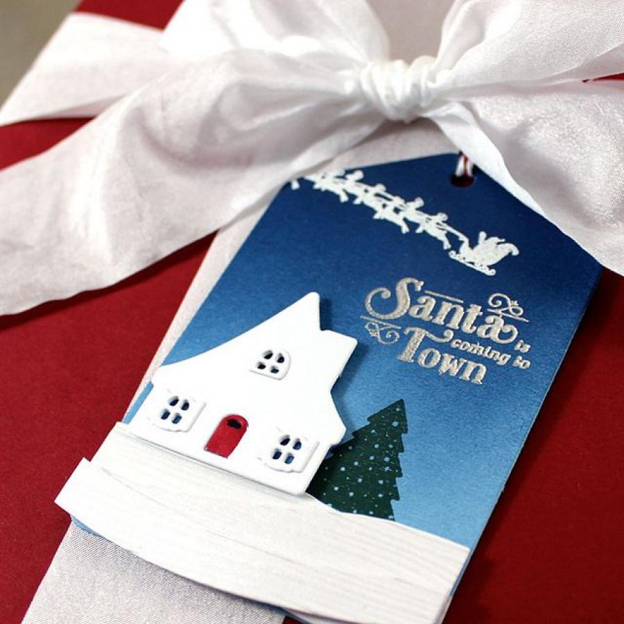 Papertrey Ink - Petite Places: Holiday Lane Die