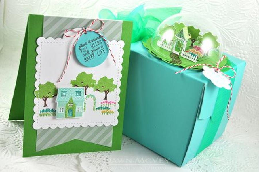 Papertrey Ink - Petite Places: Home & Garden Die