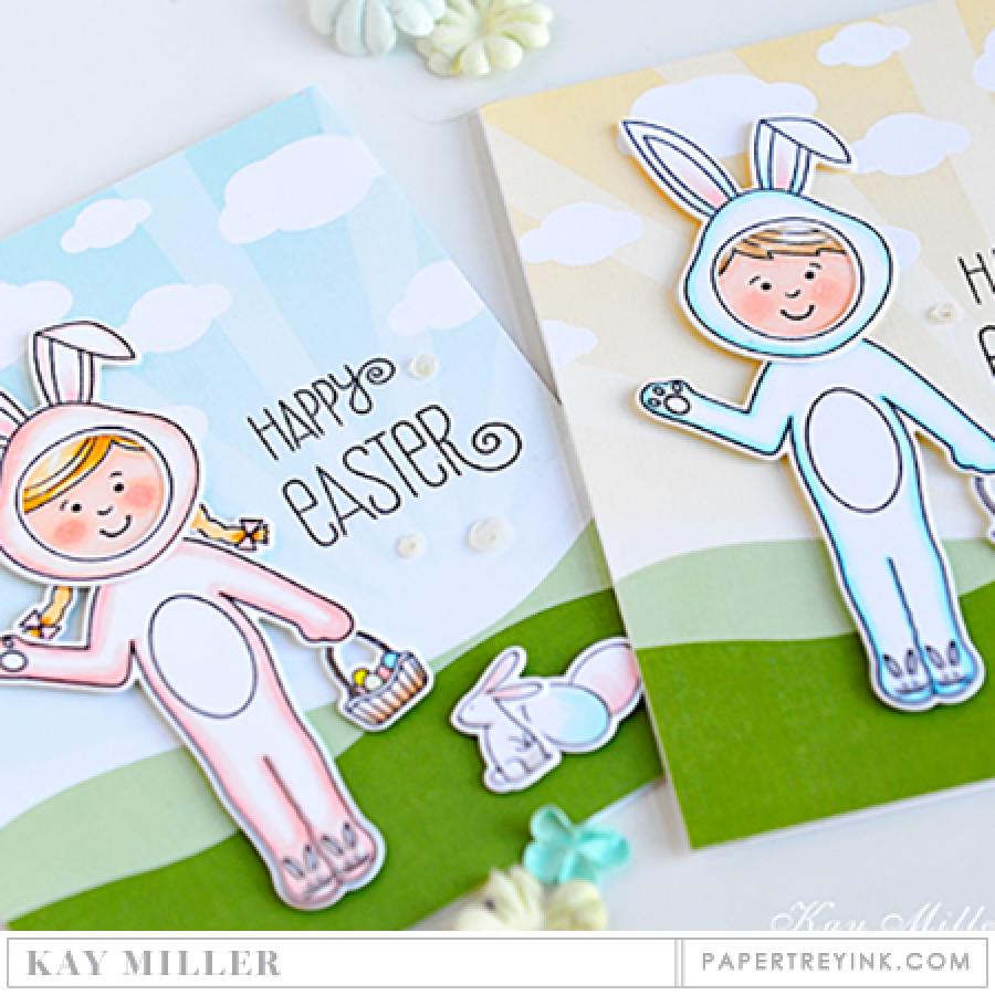 Papertrey Ink - Dress Up Dolls: Easter Bunny Die