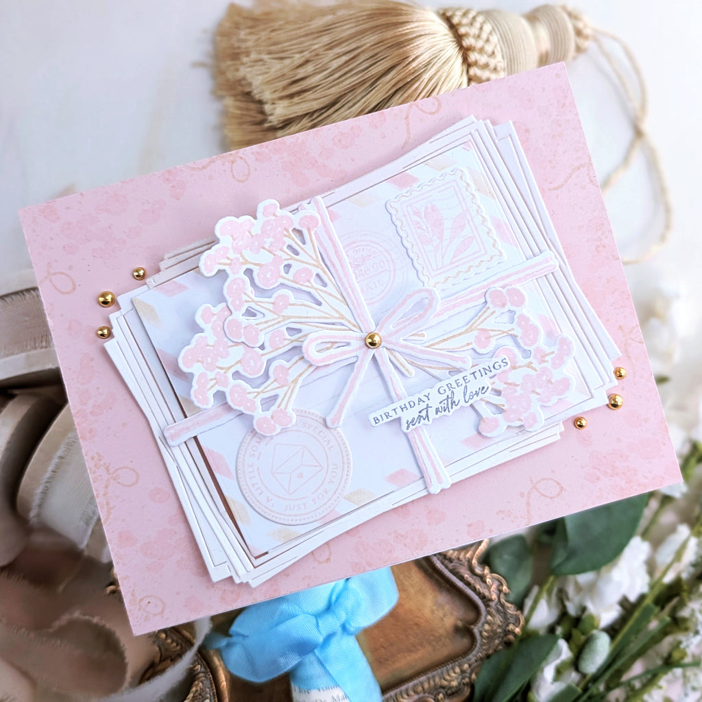 Stacked Mail Stamp Set