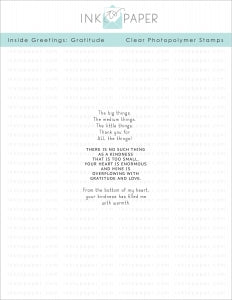 Inside Greetings: Gratitude Mini Stamp Set