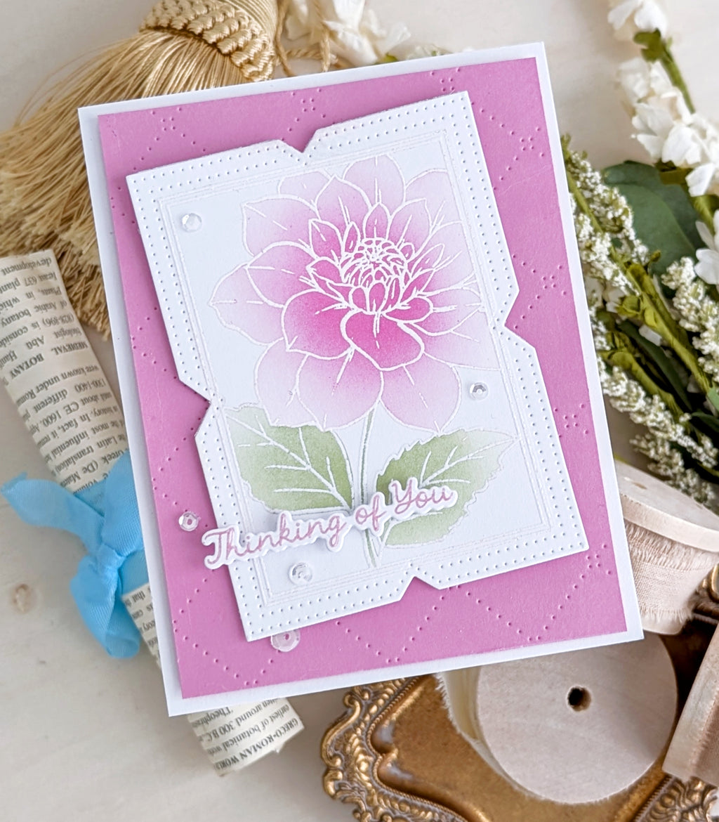 Framed In Flowers Stamp Set