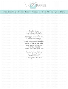 Inside Greetings: Blessed Beyond Measure Mini Stamp Set