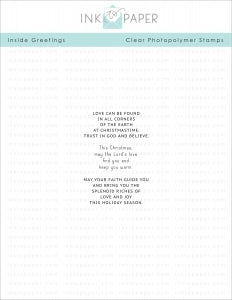 Inside Greetings: God's Love Mini Stamp Set