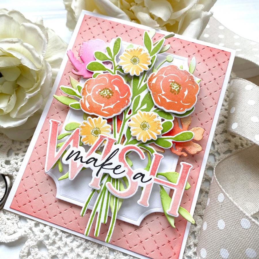 Birthday Bouquet Stamp Set