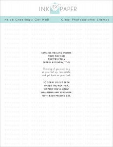 Inside Greetings: Get Well Wishes Mini Stamp Set