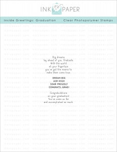Inside Greetings: Graduation Mini Stamp Set