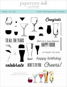 Here's to You Stamp Set