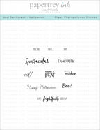 Just Sentiments: Halloween Mini Stamp Set