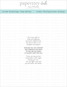 Inside Greetings: Feel Better Mini Stamp Set