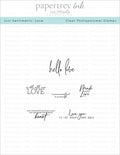 Just Sentiments: Love Mini Stamp Set