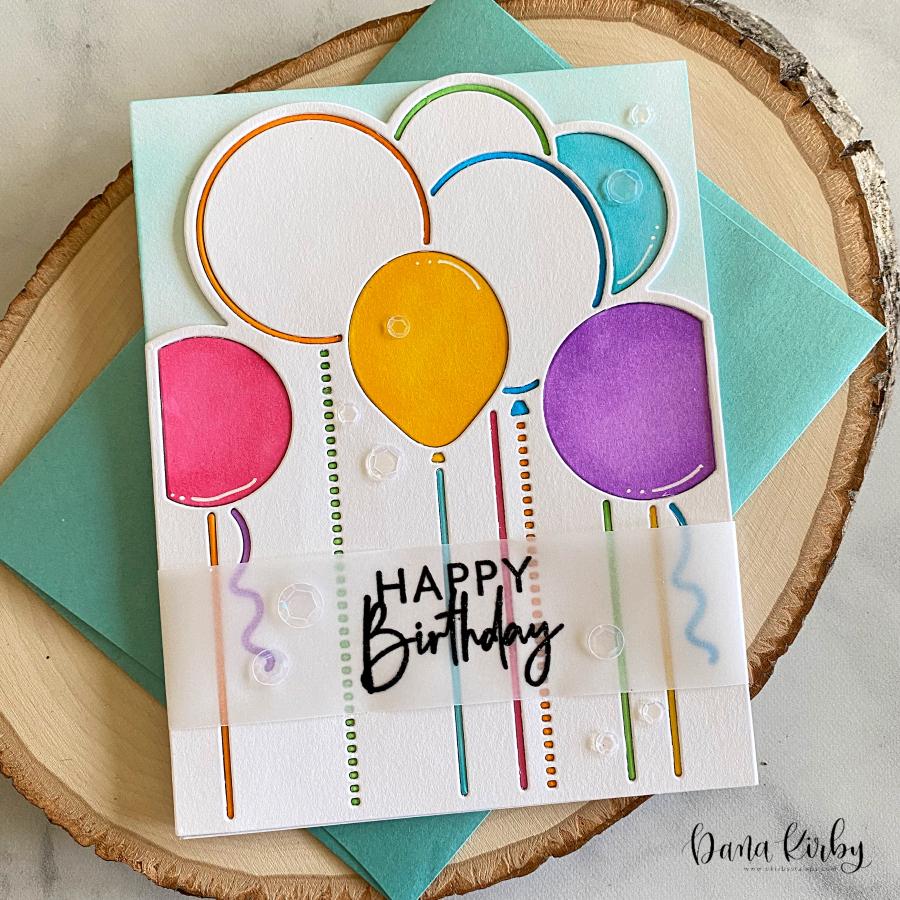Big Balloon Sentiments Stamp Set