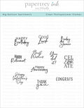 Big Balloon Sentiments Stamp Set