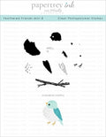 Feathered Friends Mini 8 Mini Stamp Set