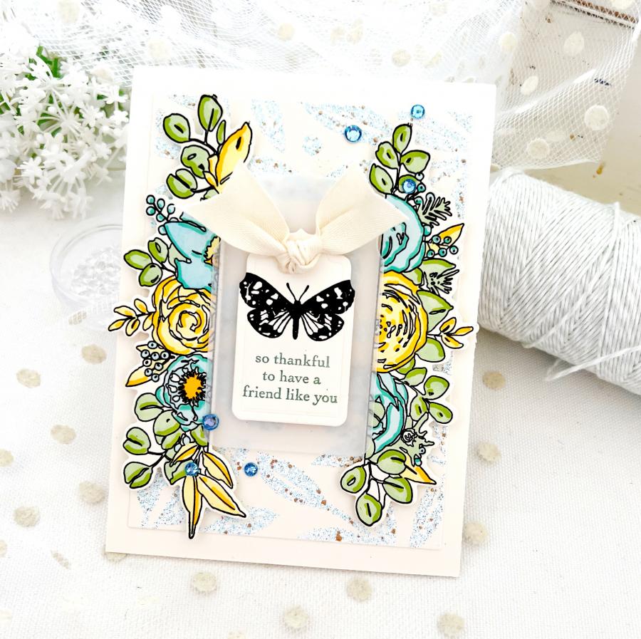 Framed in Florals Stamp Set