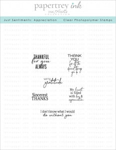 Just Sentiments: Appreciation Mini Stamp Set