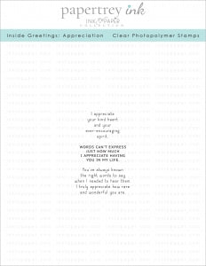 Inside Greetings: Appreciation Mini Stamp Set