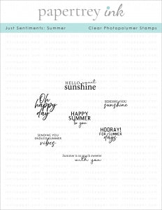 Just Sentiments: Summer Mini Stamp Set