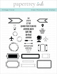 Vintage Travel Stamp Set