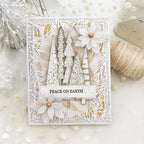 Prosperous Leaves Background Stamp Set