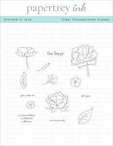 Stitched In Love Stamp Set