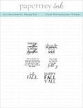 Just Sentiments: Happy Fall Mini Stamp Set