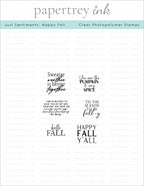 Just Sentiments: Happy Fall Mini Stamp Set