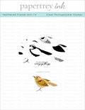 Feathered Friends Mini 14 Mini Stamp Set