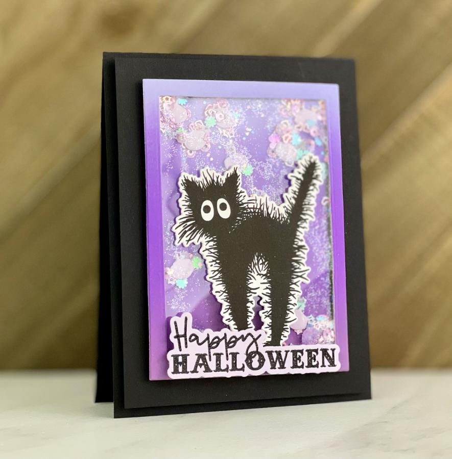 Boo Black Cat Stamp Set