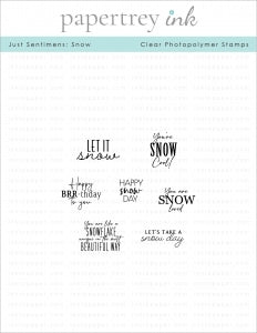 Just Sentiments: Snow Mini Stamp Set