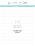 Inside Greetings: Snow Mini Stamp Set