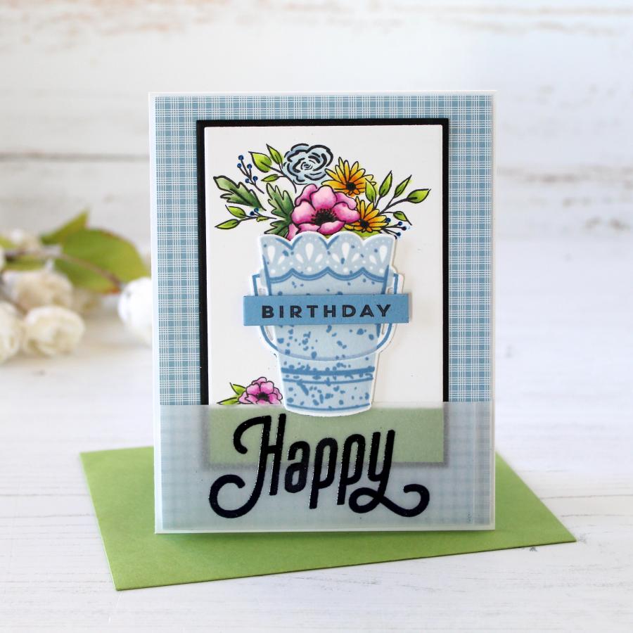 Vase Collection 6 Mini Stamp Set