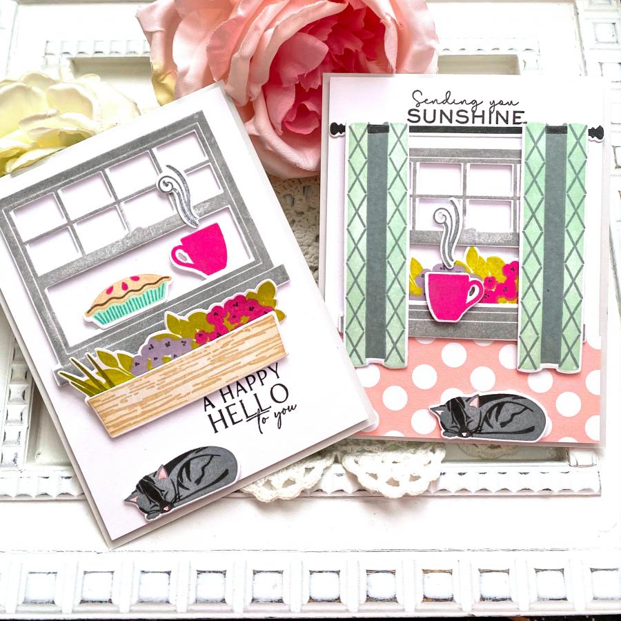 Scene Everywhere: Windowsill Stamp Set