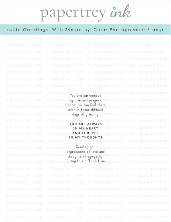 Inside Greetings: With Sympathy Mini Stamp Set