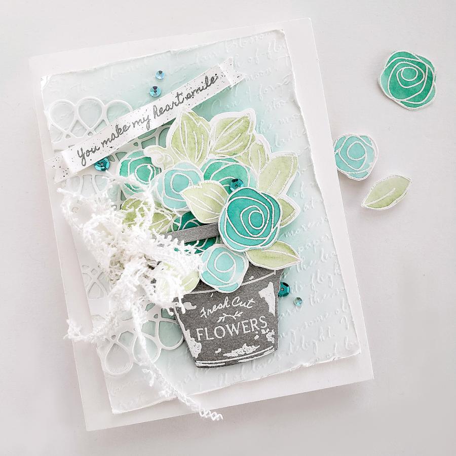 Thank You Florals Stamp Set