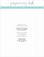 Inside Greetings: Spring Blessings Mini Stamp Set