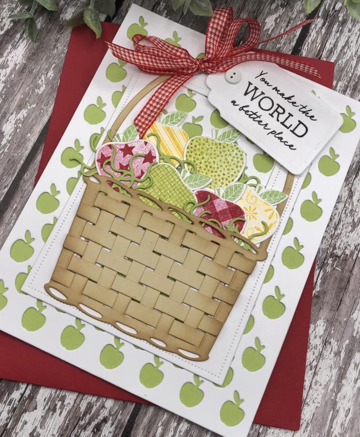 Treasured Teacher: Apple Prints Mini Stamp Set