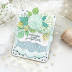Dahlias Stamp Set + Stencil