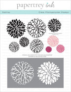 Dahlias Stamp Set + Stencil