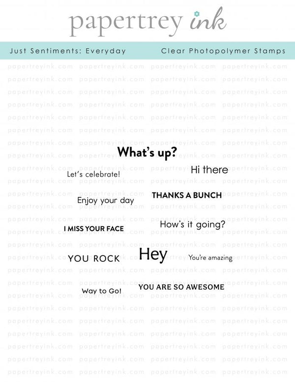 Just Sentiments: Everyday Mini Stamp Set