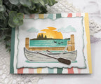 Corrugated Metal Background Stamp Set