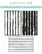 Corrugated Metal Background Stamp Set