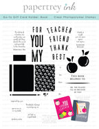 Go-To Gift Card Holder: Book Stamp Set
